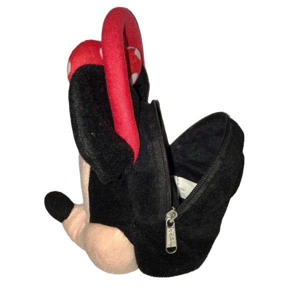 Disney Minnie Mouse Plush Face Purse Disney Gurl’s Purse Handbag - Picture 6 of 6